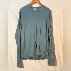 Hot Chillys Men's Blue Long Sleeve Shirt